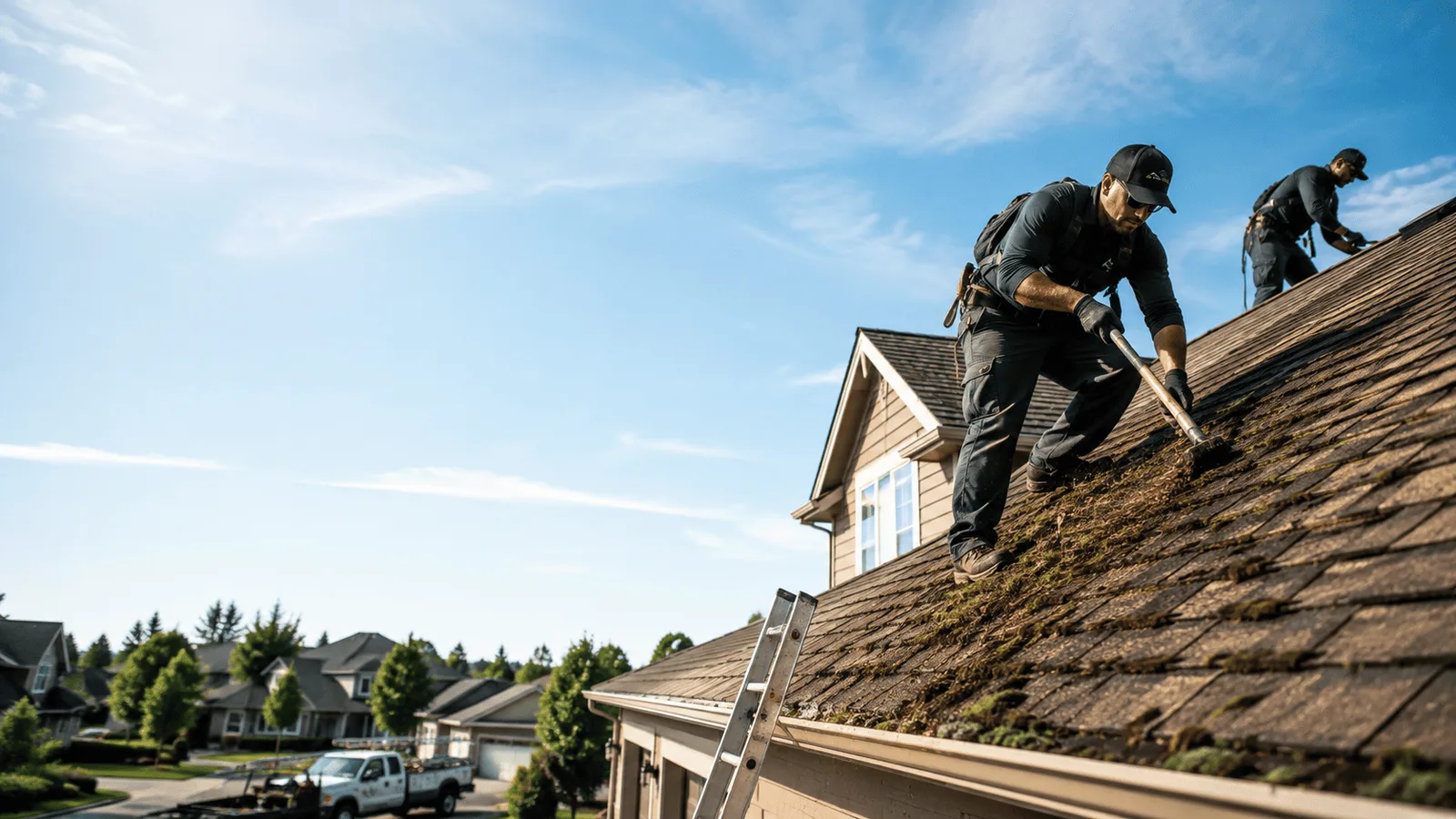 Roof Moss Removal in Renault, IL near me